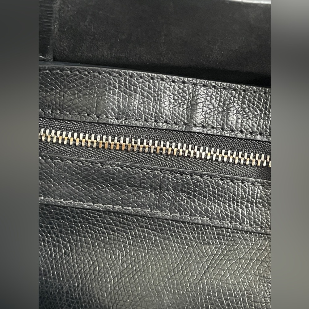 Celine - Phoebe Philo Era Small Cabas black leather bag - Picture 6 of 8